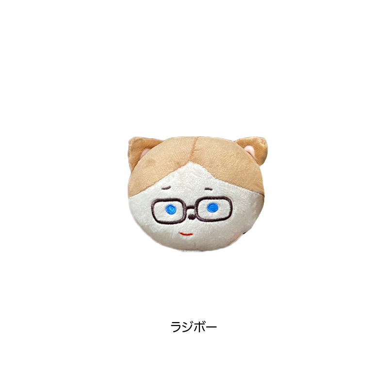 こまねこシリーズ フェイスマスコット