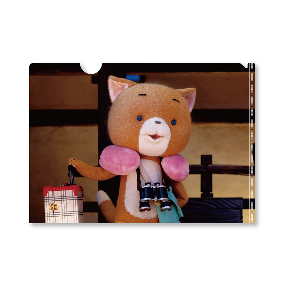 こまねこクリアファイル(こまねこのかいがいりょこう)【ドワーフオリジナル】