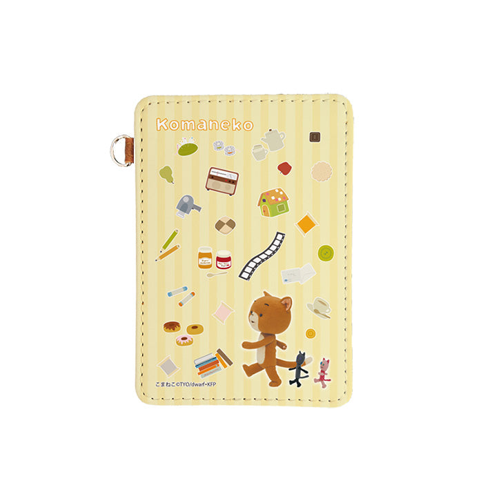 こまねこレザーパスケース(イメージデザイン)