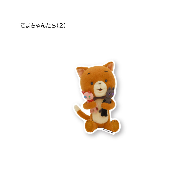 こまねこステッカー