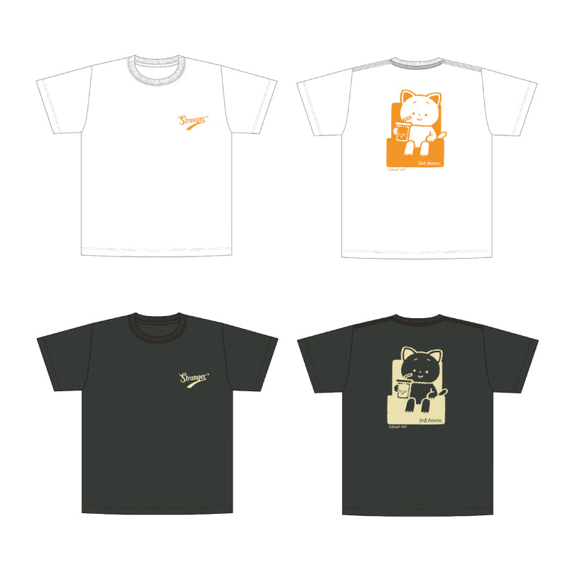 Stranger3周年記念こまねこコラボTシャツ